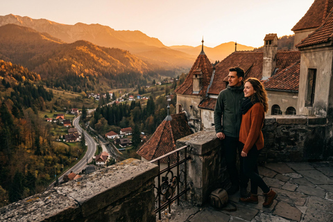 Day Trip - Bran Castle, Peles Castle & "Wednesday" Castle COACH TOUR Audio guide in 24 languages