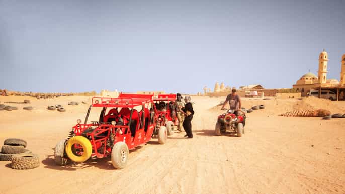 hurghada safari en quad de 5 h dans le désert et barbecue