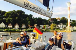Echter Segeltörn "vor den Toren Hamburgs", ab/bis Wedel