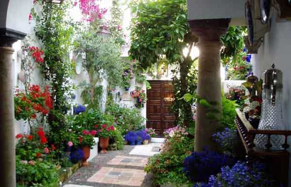 cordoba flower courtyards walking tour in spanish