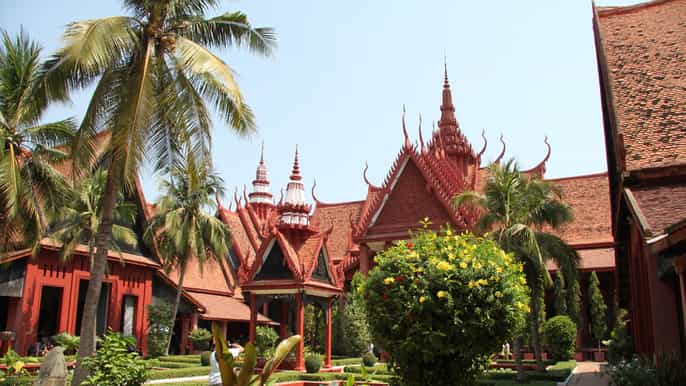 phnom penh national museum russian market wat phnom