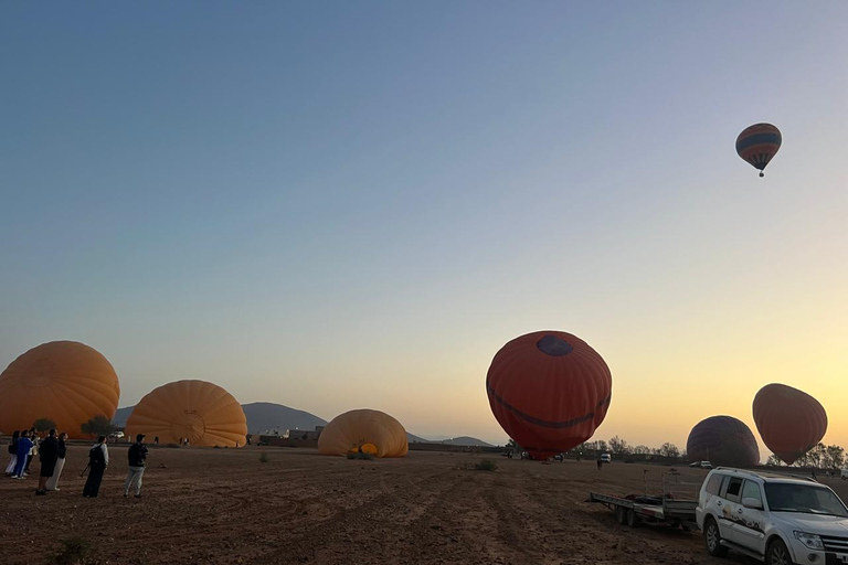 Marrakech: Ballonvaart, Berbers ontbijt en certificaat