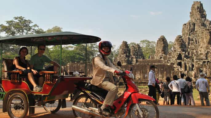angkor thom afternoon tour by tuk tuk