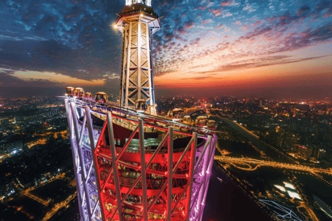 Guangzhou: Canton Tower Observation Deck and Thrill Rides 488m Outdoor Observation Ticket