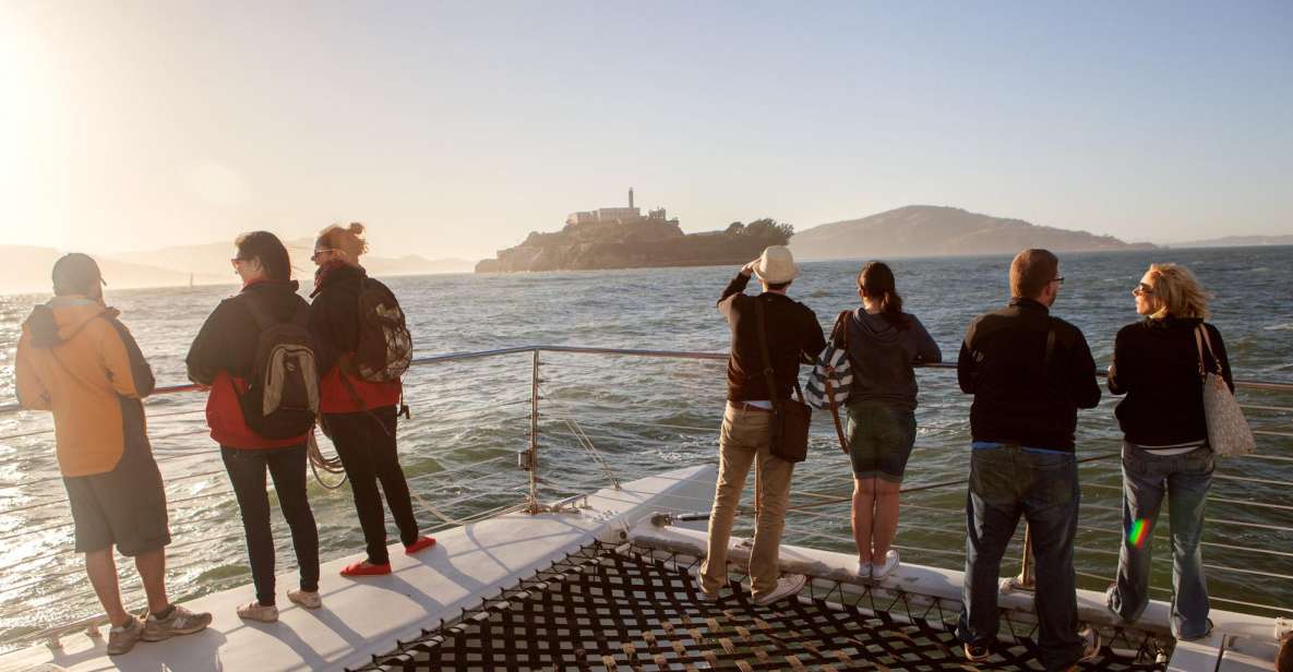 San Francisco: Cruise med luksuskatamaran ved solnedgang