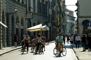 Florenz: 2,5 Stunden Audio geführte Fahrradtour mit Tourguide