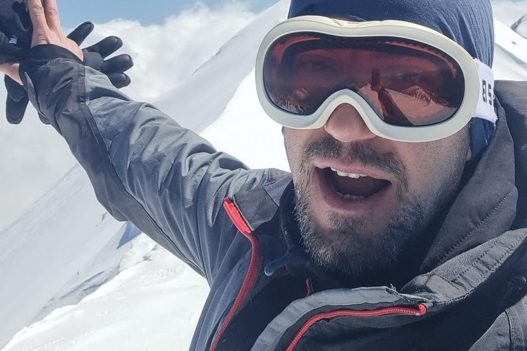 Mount Tomorri summit,hiking on the Holy Mountain