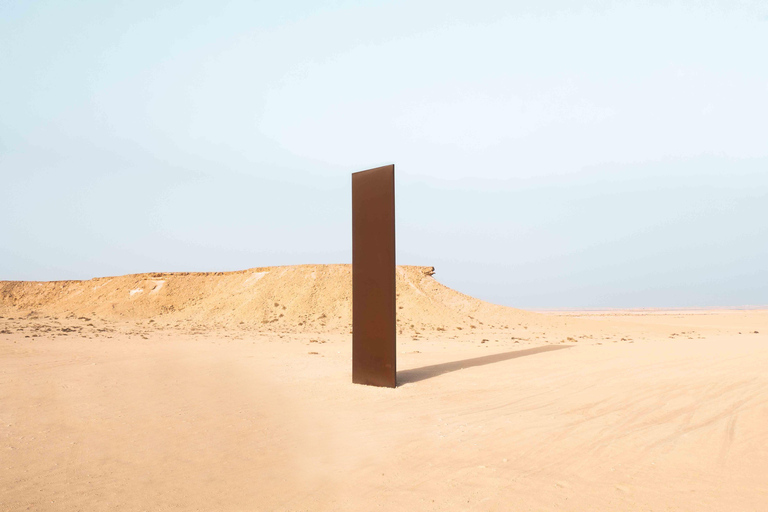 Doha: Escultura Richard Serra del Oeste de Qatar, Recorrido por la Roca Champiñón