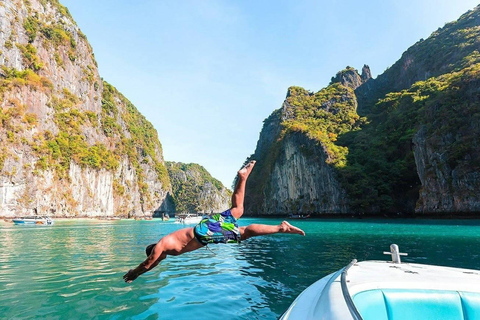 Phuket: Phi Phi, Bahía Maya e Isla Khai con Almuerzo BuffetPhuket: Excursión de un día a las Islas Khai en lancha rápida