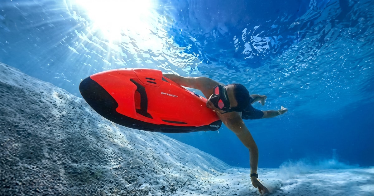 SCUBAJET 水中スクーター 中古 動作 未確認 ボラカイ島でシーボブ（水中スクーター）をご利用いただけます - 2026