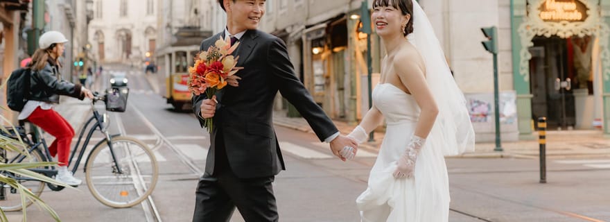 Lisbonne : séance photo cinématographique avec un guide photographe local