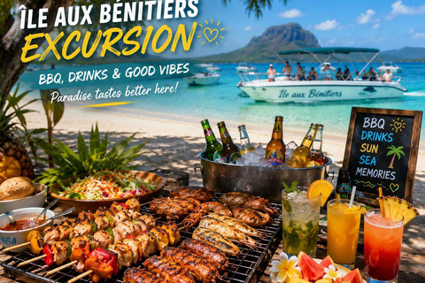 Mauritius: Île aux Bénitiers Dolphin watching All Inclusive Île aux Bénitiers - All Inclusive – Shared Navette Transfer