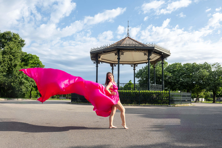 Corfu: Old Town Photoshoot in Flying Dress
