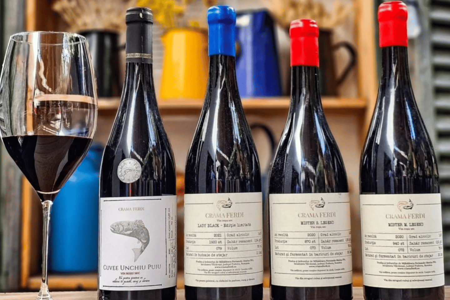 Verkosten Sie 5 rumänische Weine und eine Käseplatte