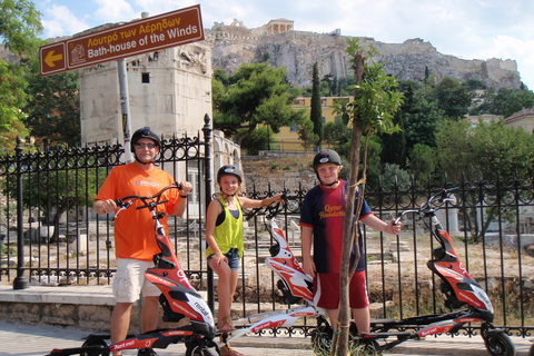 Faits saillants d'Athènes en vélo électrique Trikke