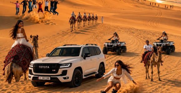 Qatar: Desert Safari, Camel Ride, Inland Sea, Sandboarding