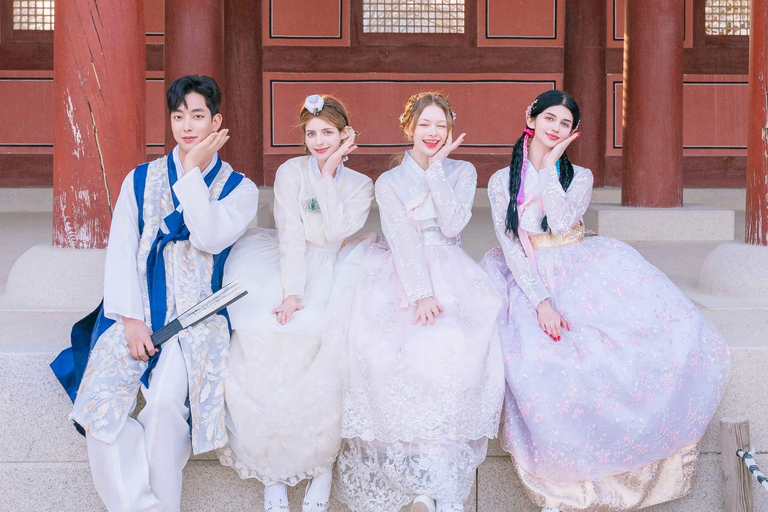Hanbok Rental with Hairstyling at Hanboknam Gyeongbokgung Themed · 2.5 hours