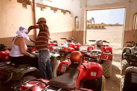 Hurghada: Desert Quad Bike Safari with Optional GoPro