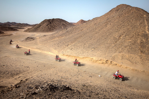 Hurghada: Paseo en camello en quad por el desierto con GoPro opcionalExcursión de 2 horas en quad sin GoPro