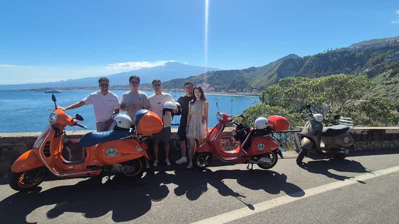 Taormina Premium Vespa Tour: Small Group & White Lotus Locations