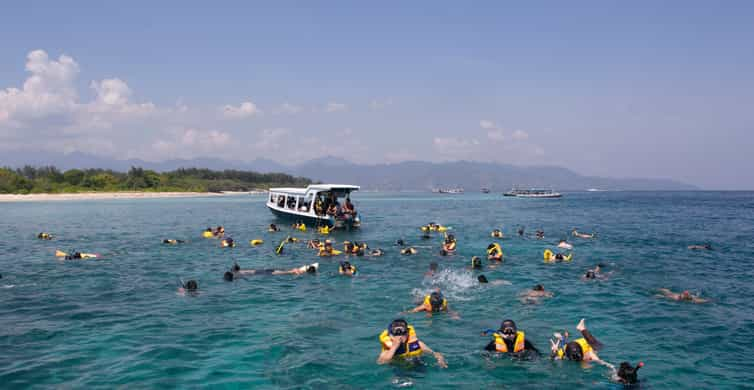 From Gili Trawangan Gili Islands Hopping Snorkeling Trip Getyourguide