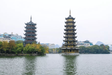 Met de kogeltrein van Guangzhou naar Guilin stad hoogtepunten tour