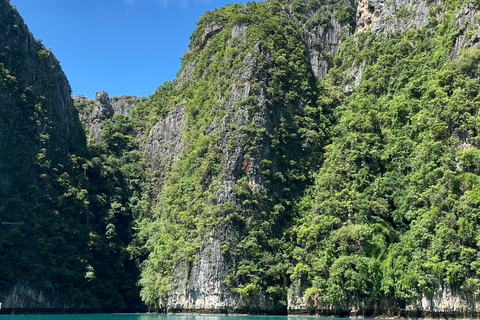 phi phi island : Aluguel de barco de madeira particular de luxo