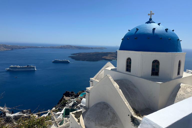 Transfert privé depuis l&#039;aéroport de Santorin