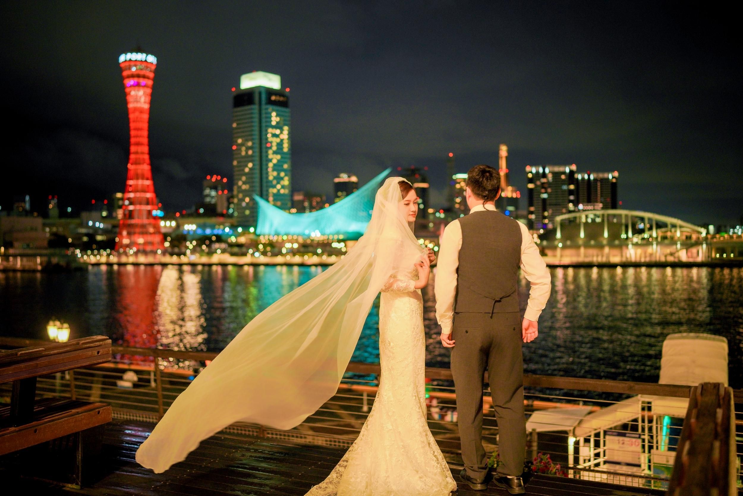 Kobe: Fotoshooting bei Tag oder Nacht rund um den Kobe Port Tower