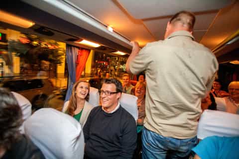 Berlin: Tour im Comedy-Bus auf Deutsch