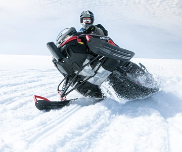 From Geysir: Snowmobiling & Ice Cave on Langjökull Glacier