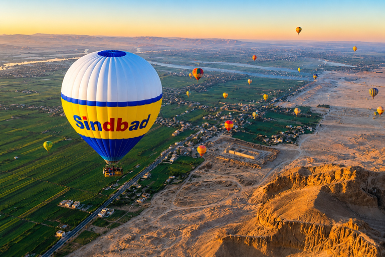 Luxor: Sunrise Hot-Air Balloon Flight with Pickup Comfort Sunrise Hot-Air Balloon Flight over Luxor