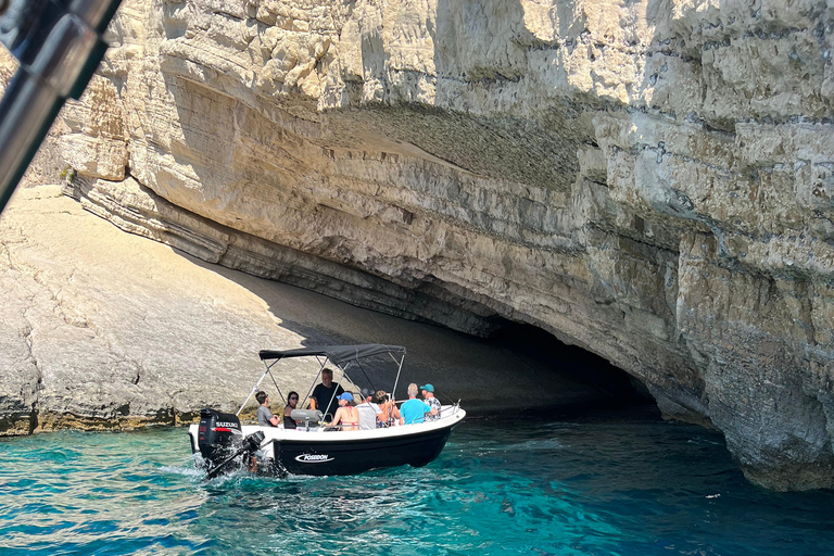 Zakynthos: Laganas Marine Park Speedboat Tour with Swimming