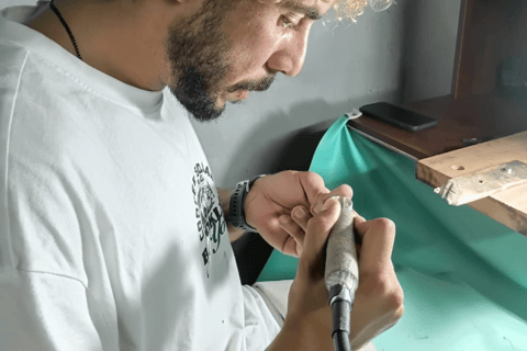 Galle: Hidden Silver Jewelry Making School with Lunch