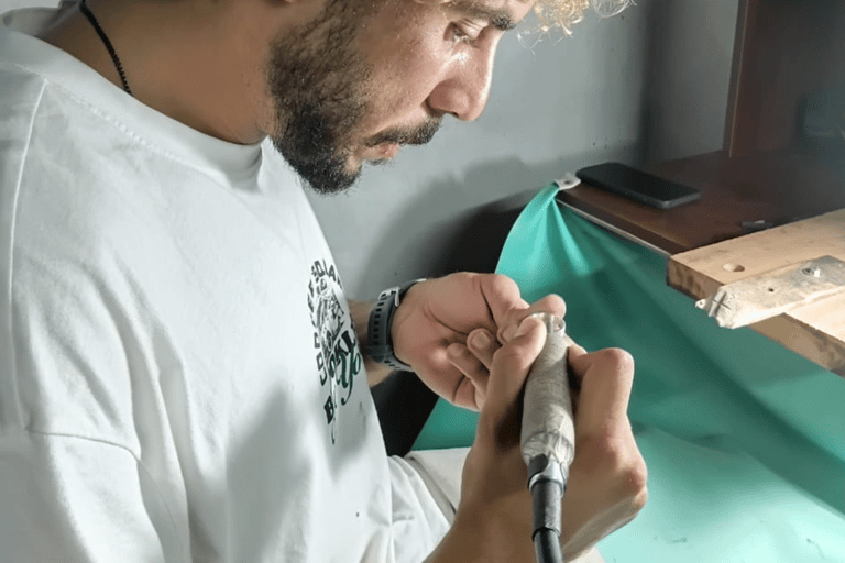 Galle: Hidden Silver Jewelry Making School with Lunch