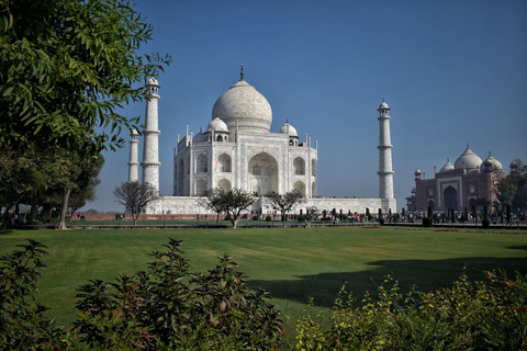 New Delhi: Privat Taj Mahal grupptur med inträdesbiljettEndast guide för Taj Mahal &amp; Agra Fort