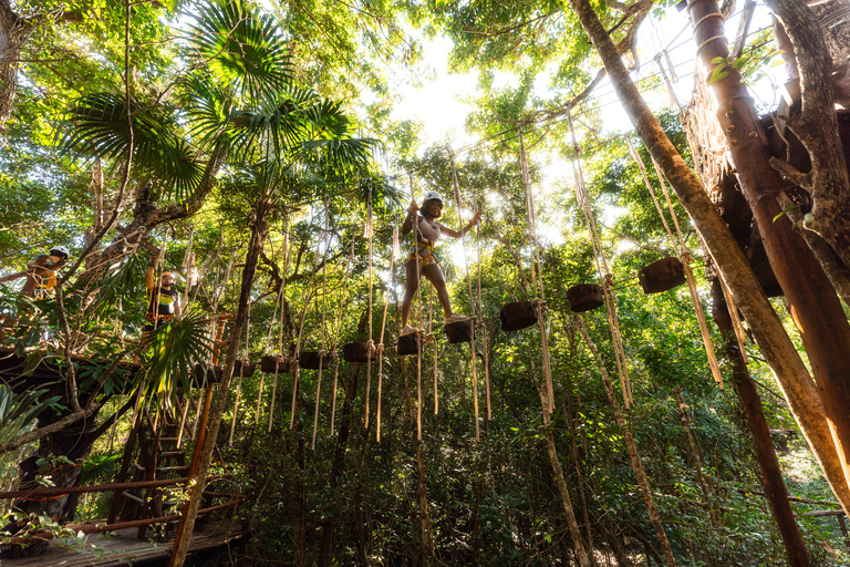 Cancún: Super Combo con quad, tirolinas, cenote y snorkelATV compartido