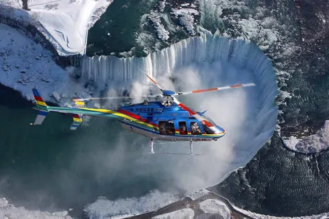 Wodospad Niagara, ON: Rejs helikopterem z łodzią i lunch na Skylonie