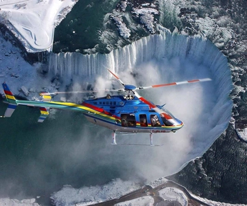 Niagara Falls, ON: Helicopter Ride with Boat & Skylon Lunch