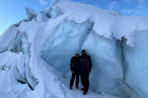 Desde Anchorage: Excursión de Invierno al Glaciar Matanuska con Comida