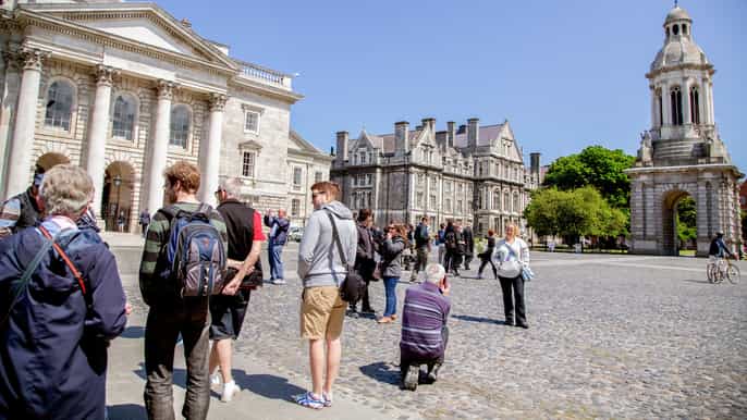 the best of dublin walking tour in german