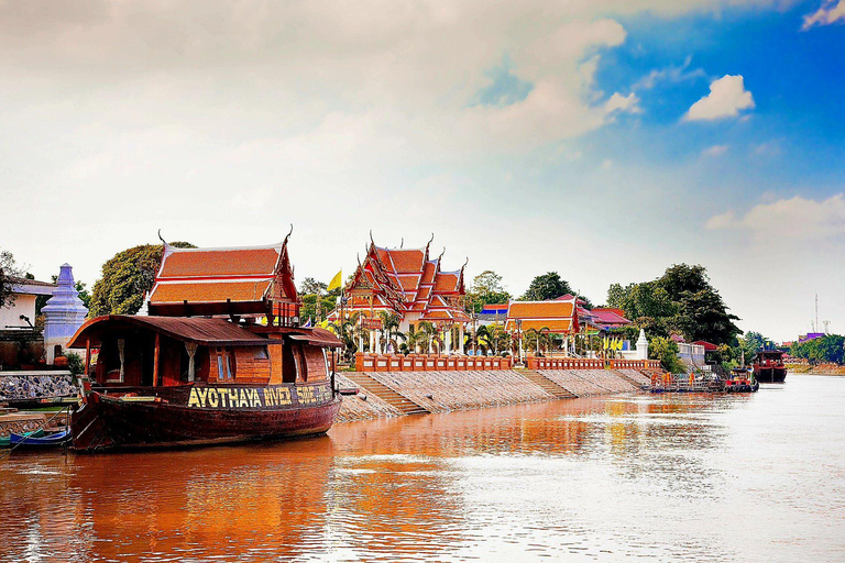 From Ayutthaya: Ayutthaya Heritage Boat Ride Start tour from Ayutthaya 5:00 pm