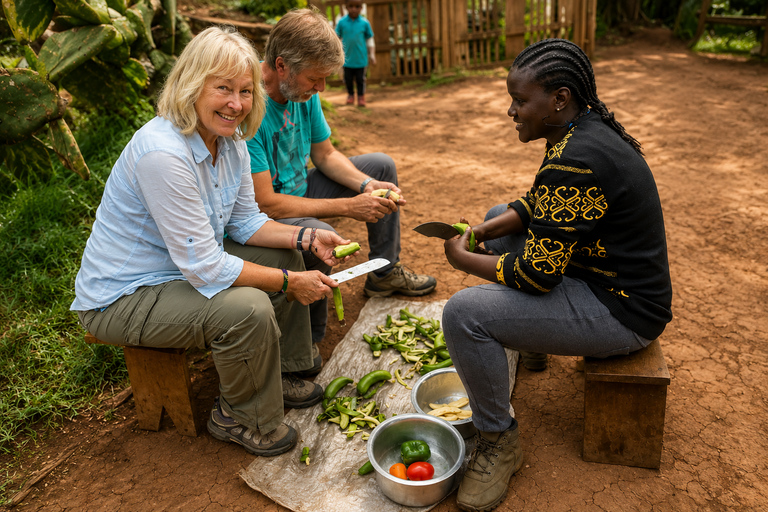From Moshi: Kilimanjaro Village Tour with Coffee Farm Visit