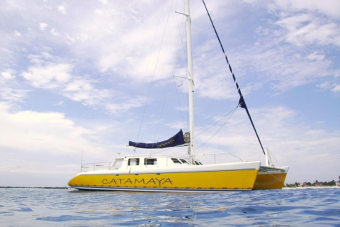 Vanuit Puerto Aventuras: boottocht per luxe catamaran, 4 uur