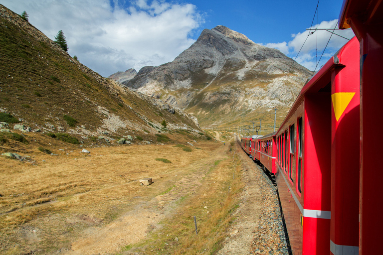 From Milan: Bernina and St. Moritz Day Tour by Scenic TrainDeparture from Central Station