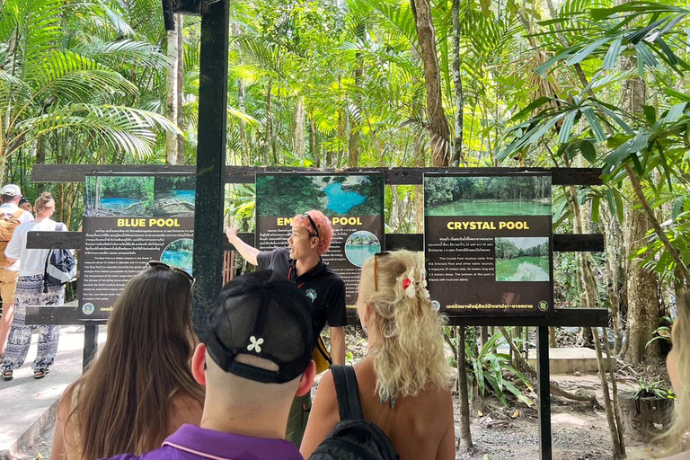 Krabi: Grotta della Tigre, sorgenti termali e tour della giungla della piscina di smeraldoKrabi: tour nella giungla della Grotta della Tigre, delle sorgenti termali e della Piscina