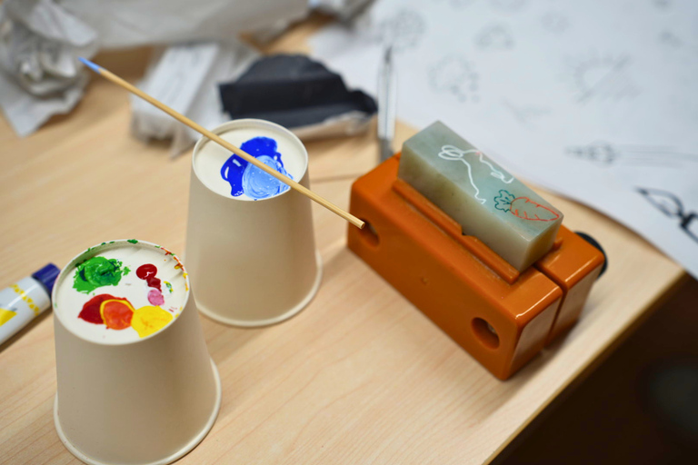 Stamp engraving workshop in Osaka