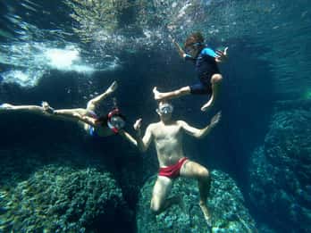 Spalato: Laguna Blu e crociera di 3 isole con snorkeling