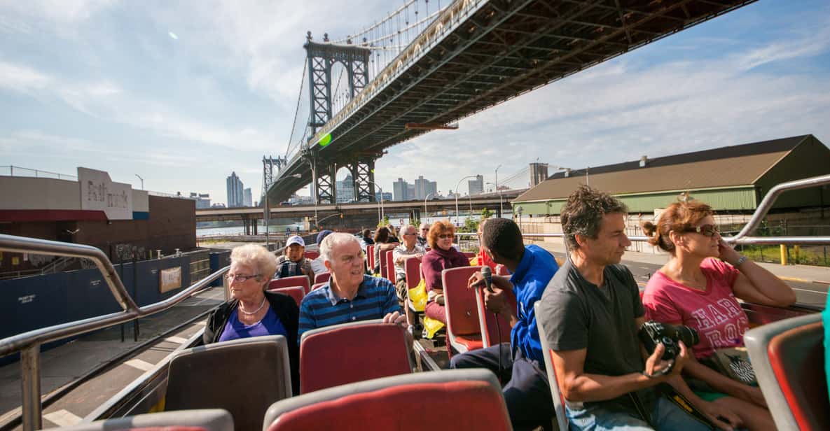 New York: Hop-on Hop-off Bus, Ferry or Night Tour Options