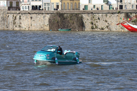 Porto: crociera sui ponti in una Fiat 500 Limited Edition